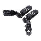 Black Highway Engine Guard Crash Bar Foot Pegs for Harley Road Glide (09-24)
