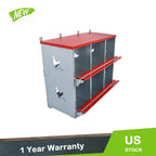 6-Compartment Chicken Nest Box with Inclined Nesting Boxes