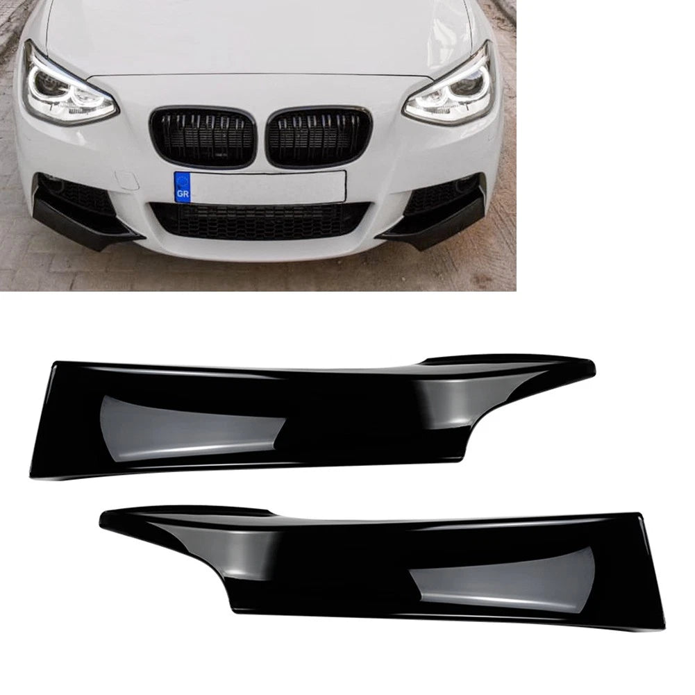 Front Bumper Side Splitter Cover Trim for BMW 1 Series F20 F21 (2011–2015)