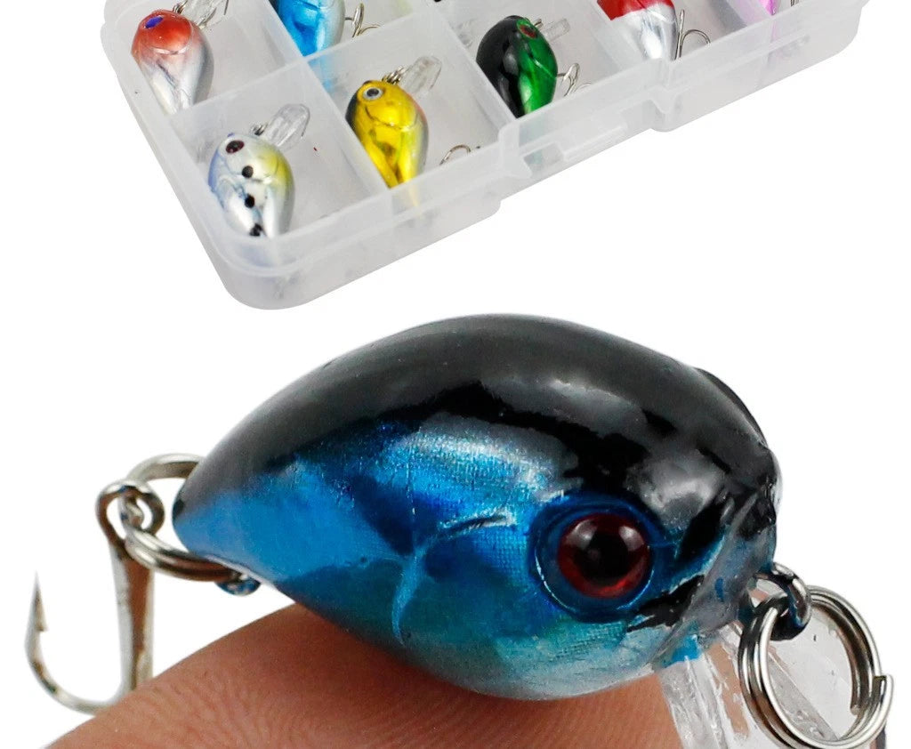 12pc Fishing Bait Set for Freshwater White Bream & Saltwater Bass
