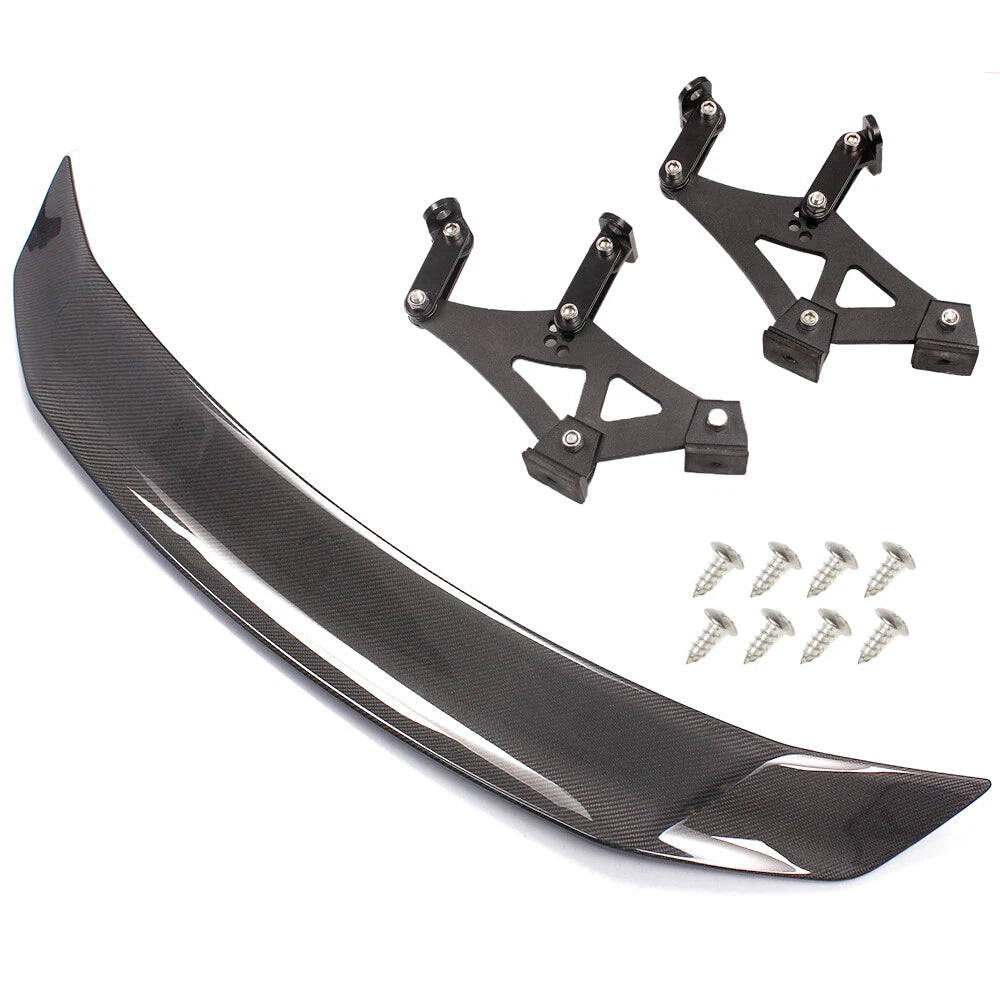 Carbon Fiber Rear Wing Spoiler for Universal Fit (53'')