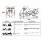 Motorcycle Cover for L 86 in Bike Scooter Waterproof Outdoor Rain Protector