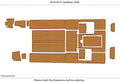 EVA Foam Teak Deck Floor Mat for Caribbran 2300 (2019)