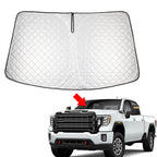Foldable Windshield Sun Shade Visor for GMC Sierra 1500/2500/3500 (2019–2025)