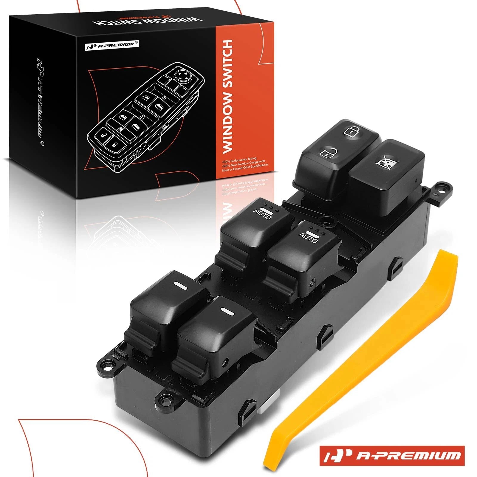 Front Left Power Window Switch for Kia Forte (2013–2018) Forte5 (2014–2018)