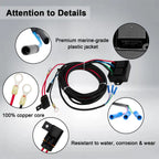 Hydraulic Jack Plate Relay Wiring Harness Kit for Atlas Series (AHJRELAYKIT-2-DP)