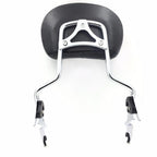 Detachable Chrome Backrest Sissy Bar w/ Pad for Harley Touring (2009–2018)