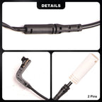 2X Brake Pad Wear Sensor Kit for BMW 528i 535i 550i 650i M5 M6 (2011–2017)