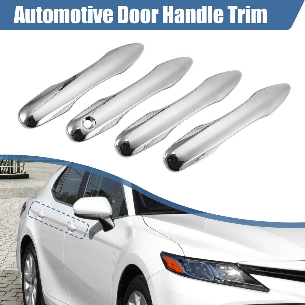 Set of 4 Door Handle Covers for Toyota Camry (2018–2023) Chrome