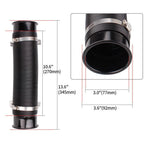 3" Flexible Cold Air Intake Hose Kit for Universal Fit