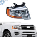 Set of 2 Chrome Halogen Headlights for Ford Expedition (2015–2017)