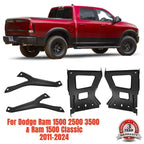 Rear Bumper Mounting Brackets Set for Dodge Ram 1500/2500/3500 (2009–2018)