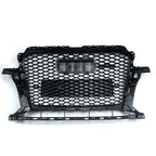 Honeycomb Mesh Sport RSQ5 Style Hex Grill Gloss Black for Audi Q5 (2013–2017)