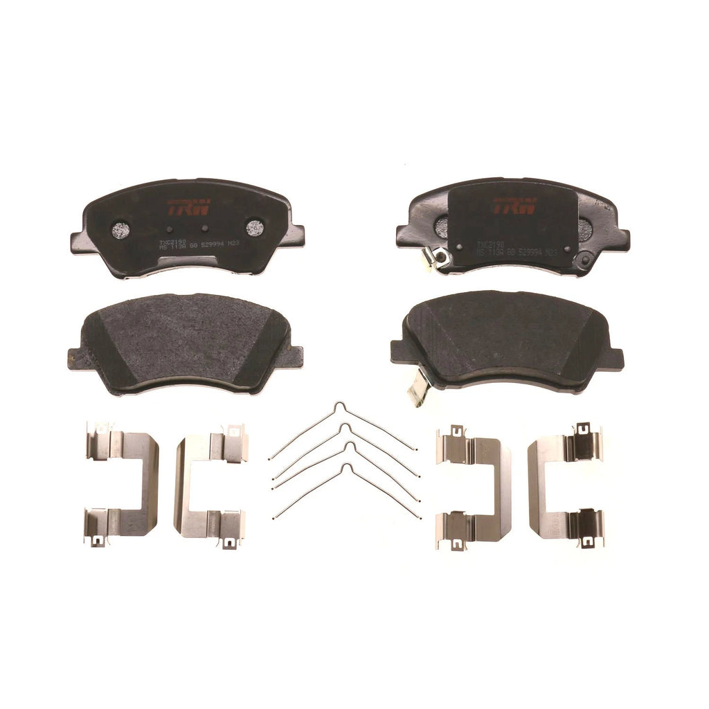 Set of 4 Disc Brake Pads for Kia Rio (2018–2023)