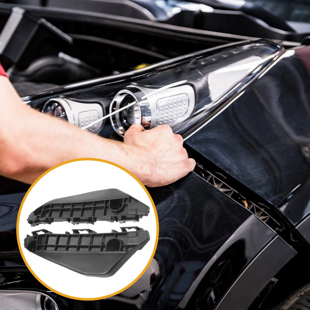 Set of 2 Front Bumper Support Brackets for Toyota Yaris Hatchback 