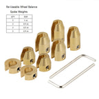 8PCS Brass Wheel Balance Weights Refill Kit for Universal Motorcycles