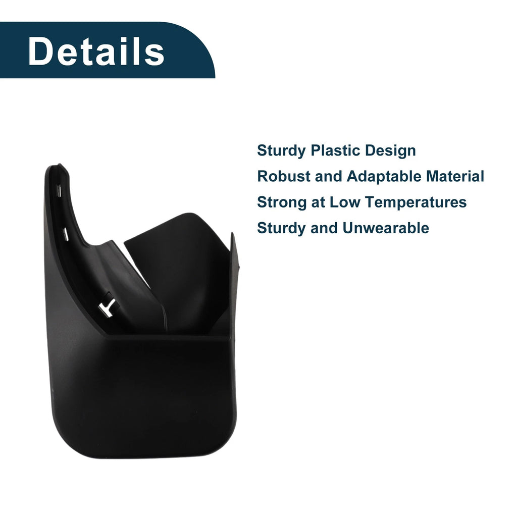 Set of 2 Mud Flaps Splash Guards for Volkswagen Sharan (2004–2007)