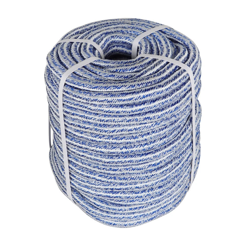 3/4" 24 Strand Braided Polyester Rope for Arborist Tree Camping (100/150/200FT)
