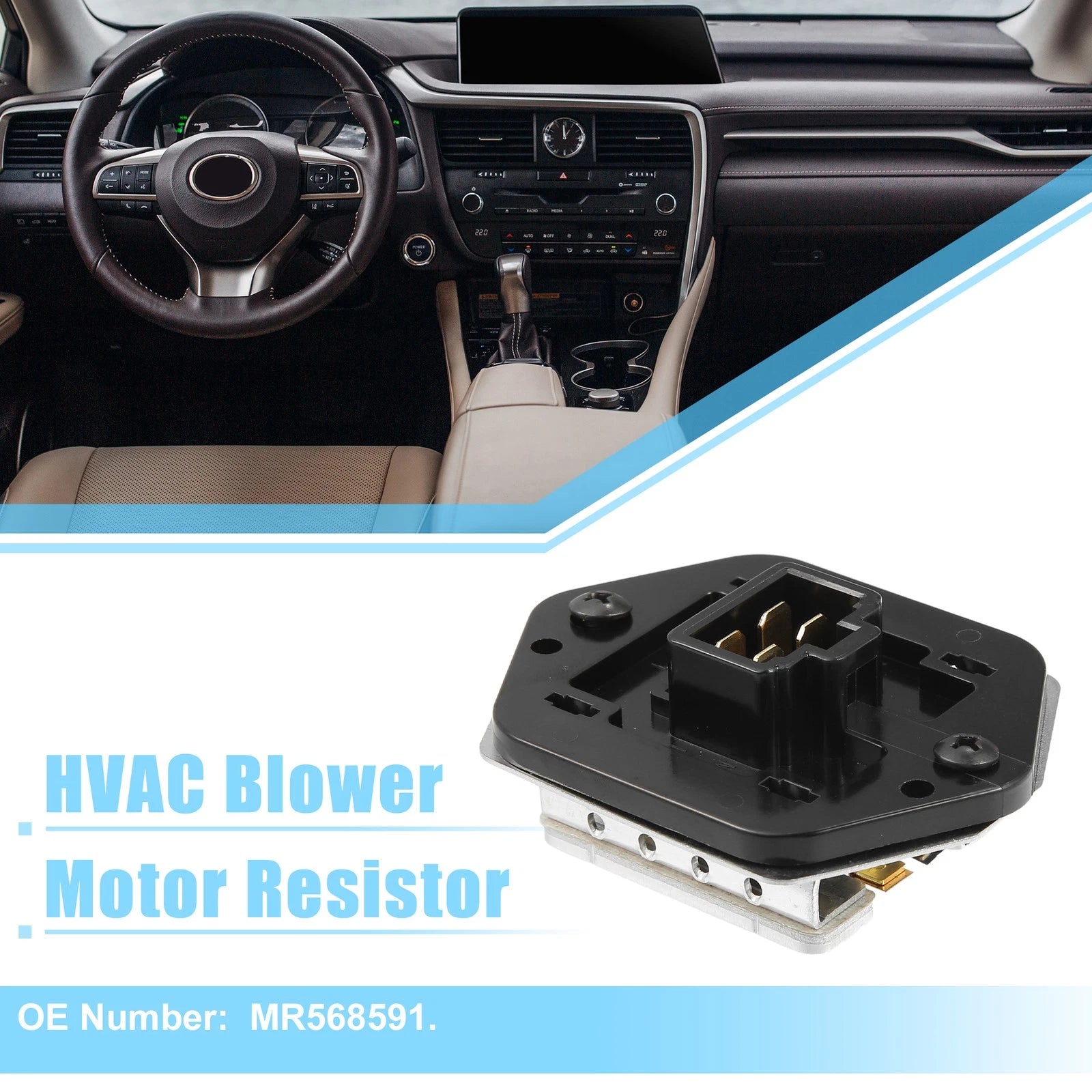 HVAC Blower Motor Resistor for Mitsubishi Lancer (2002–2007)