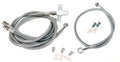 Streamline Steel Braided Brake Lines for TRX400EX TRX400X (Clear +2" Front +12" Rear)
