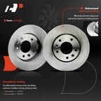 2x Front Disc Brake Rotors for Kia Sedona (2002–2003)