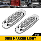 LED Side Marker Clearance Lights for Car Truck Trailer RV (Waterproof)