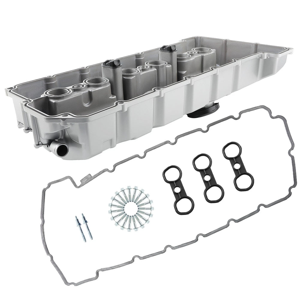 Aluminum Engine Valve Cover w/ Gasket & Bolts for BMW 128i 328i 328xi 528i X3 X5 (2008–2013)