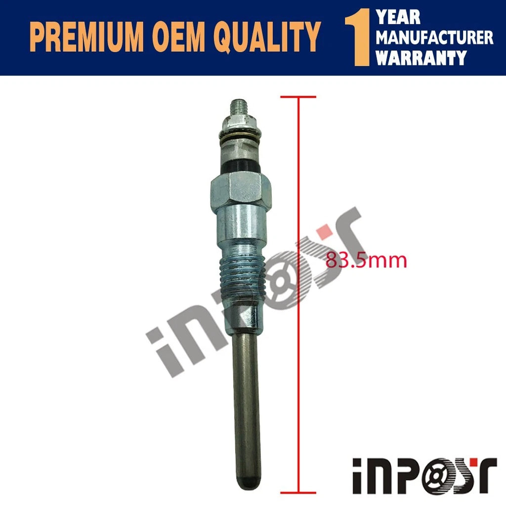 Set of 4 Glow Plugs for Bobcat 743 751 753 763 770 (6655233)