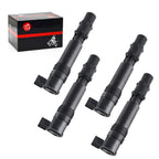 Set of 4 Ignition Coils for Honda CBR954RR (2002–2003) CBR929RR (2000–2001) / 30700-MBW-611