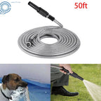 50FT Stainless Steel Flexible Water Hose for Garden