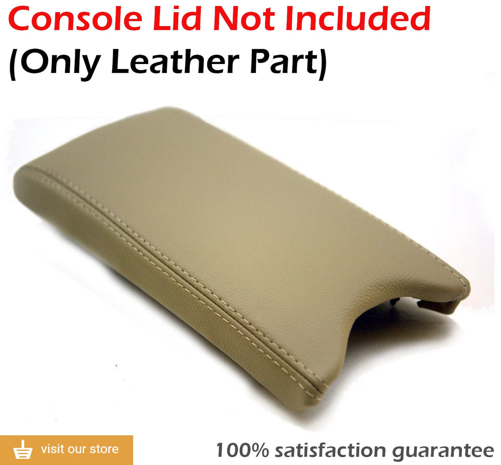 Leather Synthetic Console Armrest Cover for Toyota Prius (2010–2015) Beige