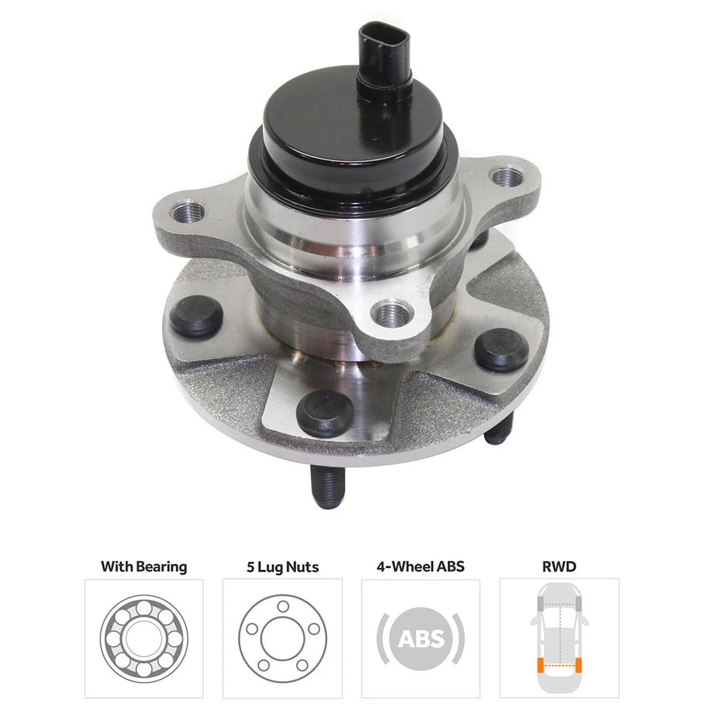 Wheel Hub Assembly with ABS Sensor for Lexus GS300 IS250 (2006–2015)