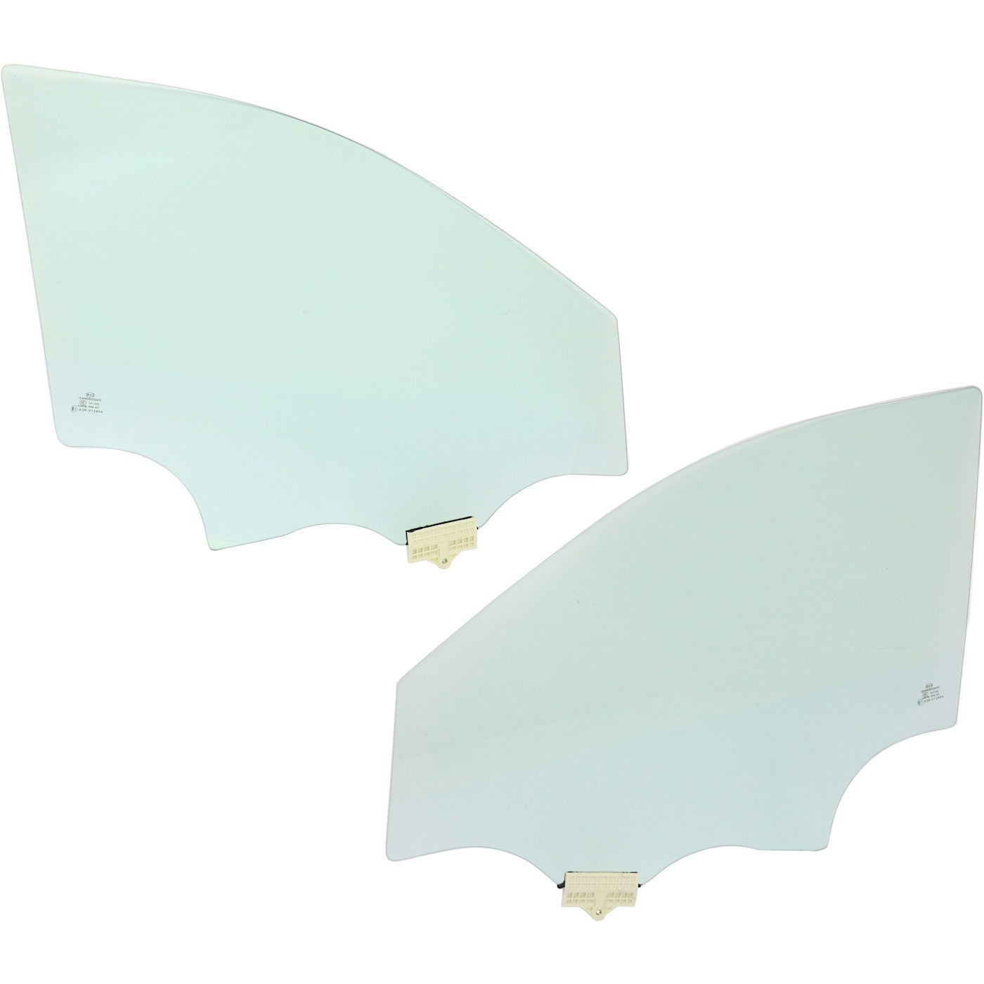 Set of 2 Front Door Glasses for Hyundai