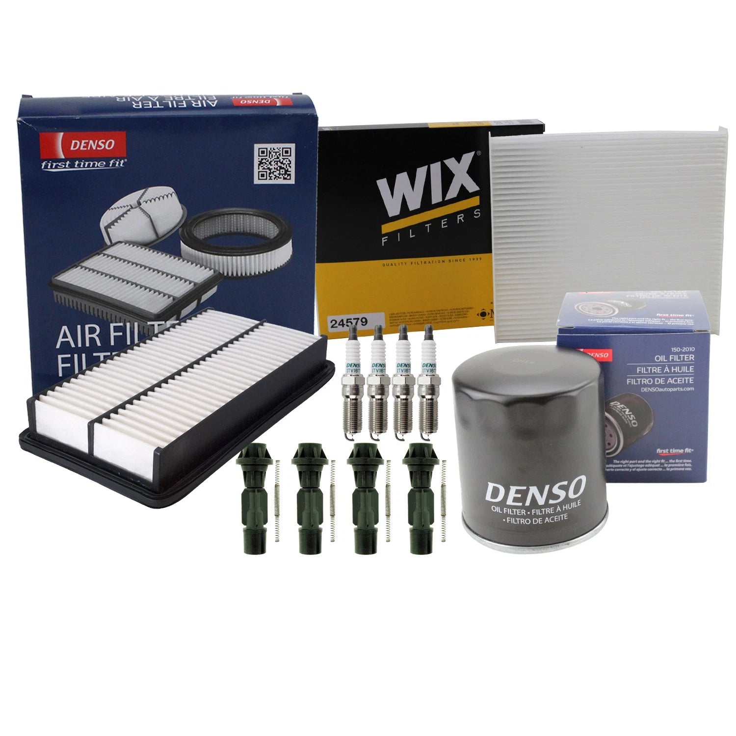 Tune Up Kit with 4 NGK Spark Plugs & Boots for Mazda CX-7 (2010–2012)