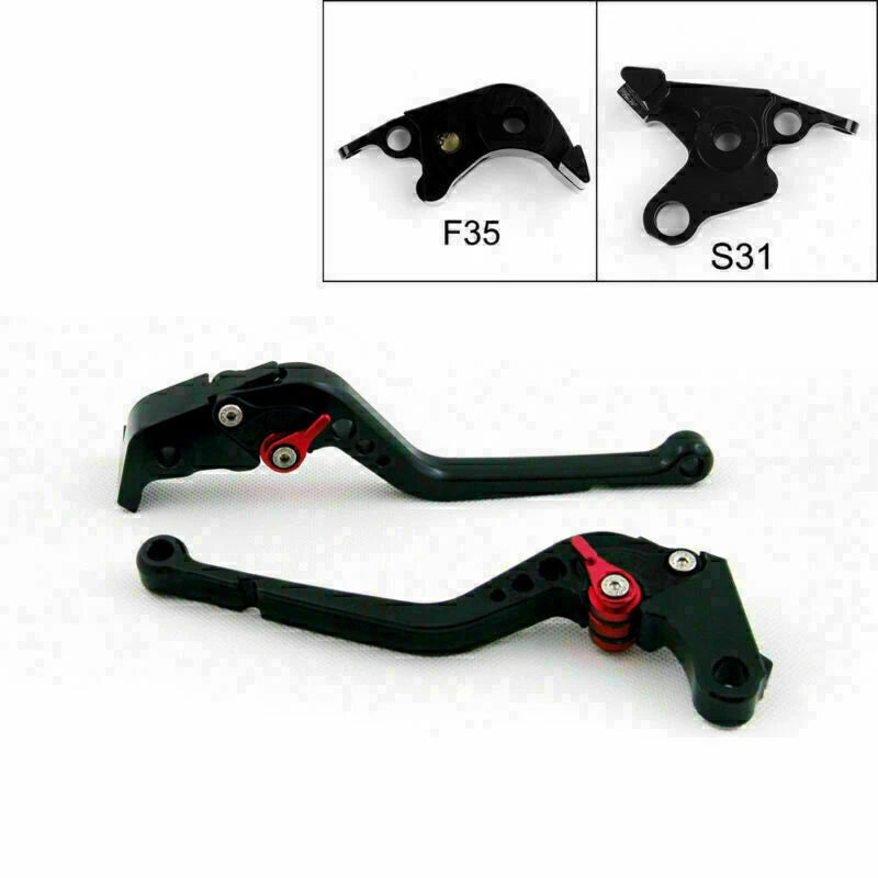 Long Brake Clutch Levers for Suzuki B-King (2008–2011) T9 Black