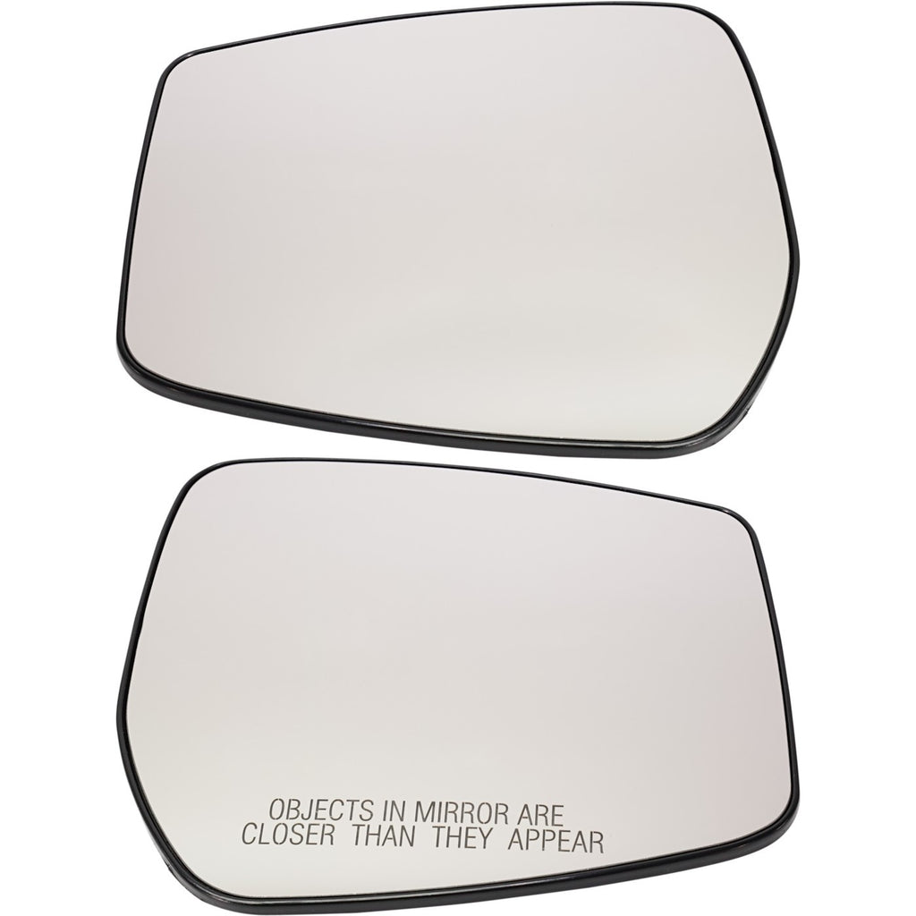 Mirror Glass Set of 2 for Nissan Versa Note (2015–2019) Driver & Passenger