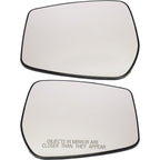 Mirror Glass Set of 2 for Nissan Versa Note (2015–2019) Driver & Passenger