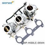 Carburetor Kit w Gasket for Yamaha E60M T60 (60HP) (6k5-14301-01/02/03)