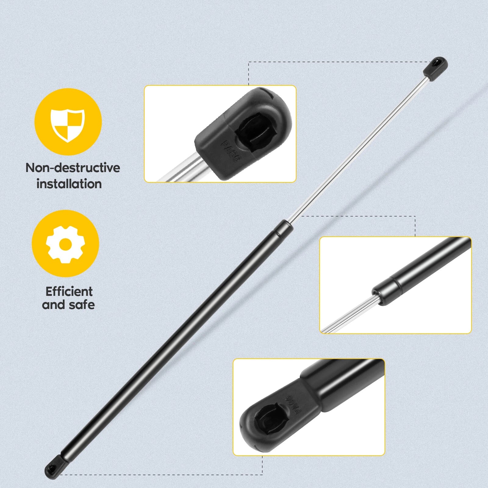 2X Front Hood Lift Support Struts for Buick Enclave (2008–2014)
