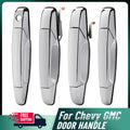 Front & Rear Door Handle 4PCS for 2007-2014 Chevy Silverado Tahoe Sierra Denali