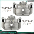 Front Pair Brake Calipers for Nissan March (2012–2015) w/ Bracket