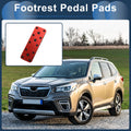 Footrest Pedals Cover for Subaru Forester (2003–2005) Aluminum Alloy Red