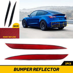 2Pcs Rear Bumper Reflector Tail Light for Tesla Model Y (2020–2022)