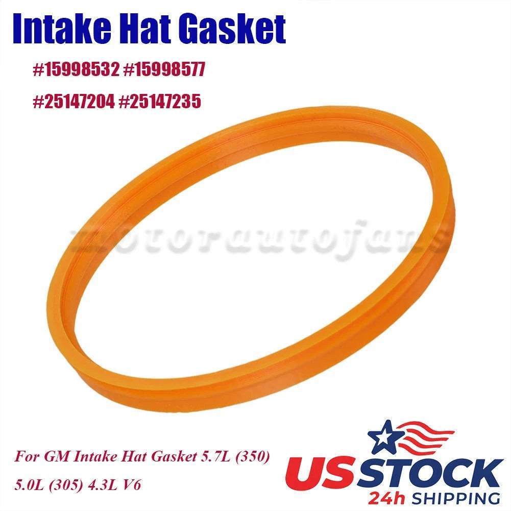 Intake Hat Gasket for GM 5.7L 350, 5.0L 305, 4.3L Engine (1996–2002) #15998532 #15998577