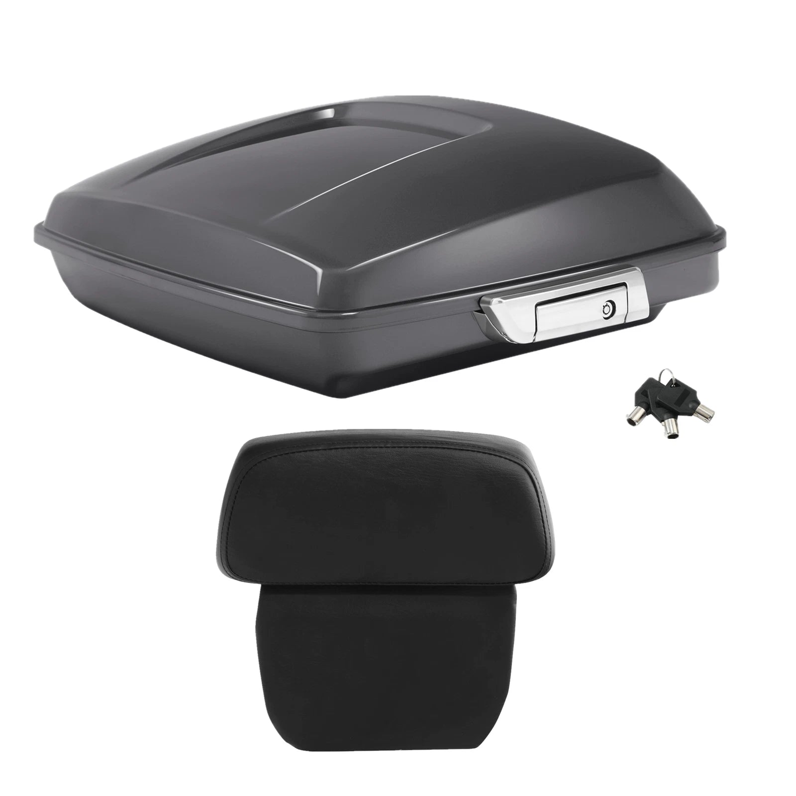 Razor Trunk Pad for Harley Touring (2014–2025) Gauntlet Gray Metallic