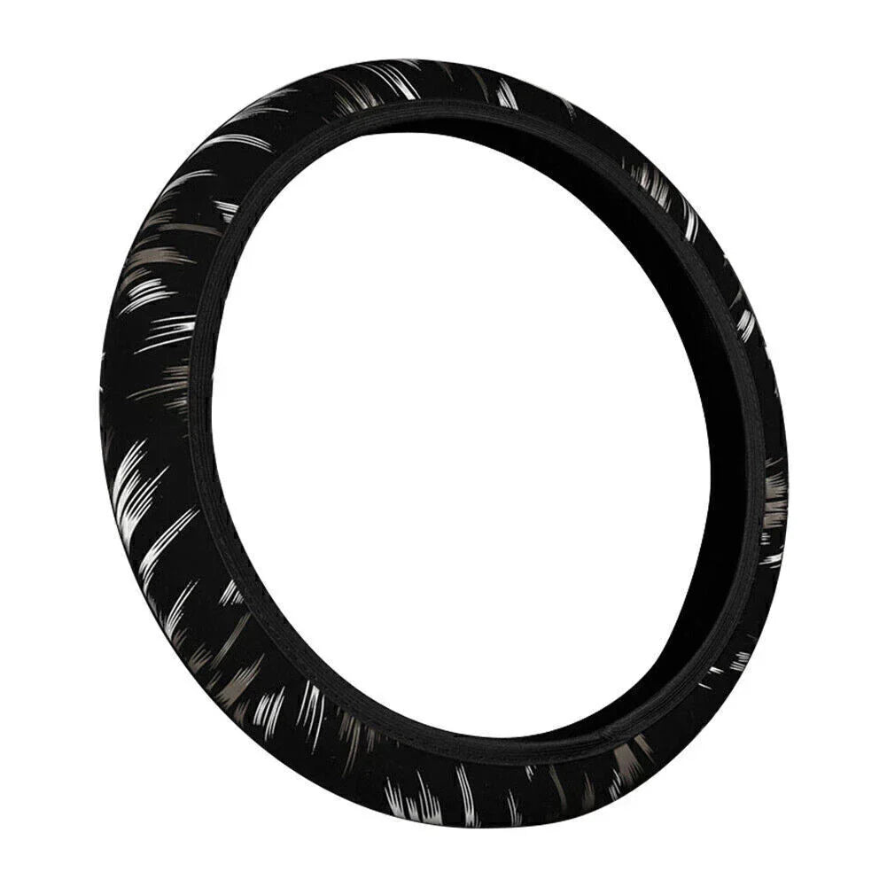 Steering Wheel Cover 37-38CM PU Leather Good Grip for Car