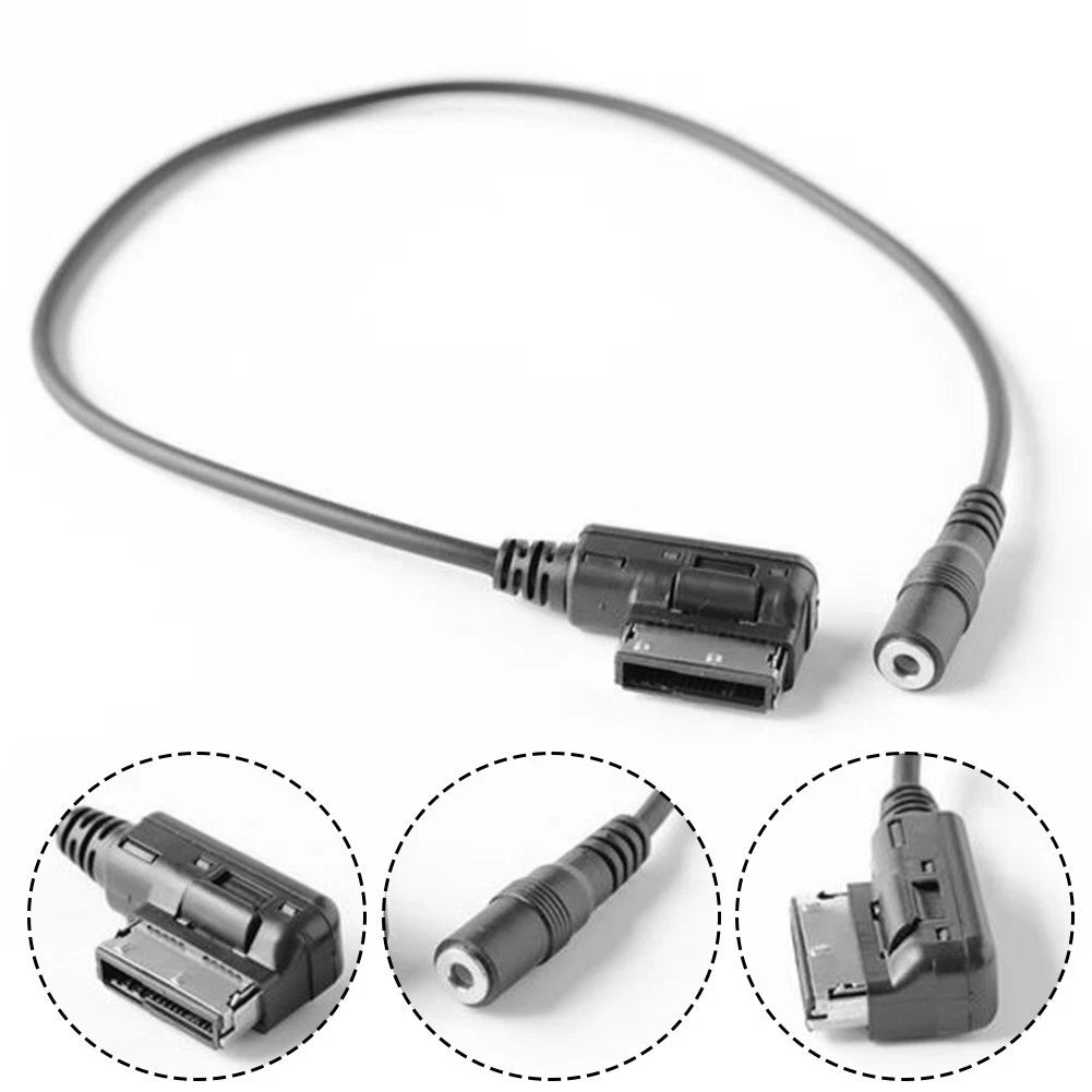 AMI to 3.5mm Female Socket Aux Audio Cable for Audi (2009–2021)