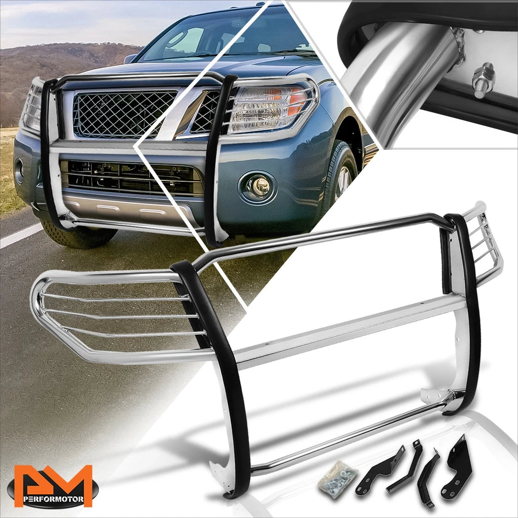 Stainless Steel Front Bumper Brush Grille Guard for Nissan Pathfinder R51 (2008–2012)