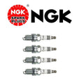 Set of 4 NGK Iridium IX Spark Plugs BKR6EIX #6418 for Performance (RHD)