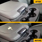 Leather Center Console Armrest Lid Cover for Dodge Ram (2013â2018) Gray